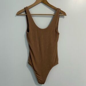 Aritzia Babaton Soft Knit Babaton, Camel/Light Brown